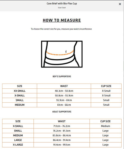 Shock Doctor Core Brief with Bio Flex Cup - Boys