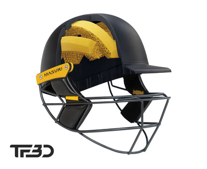 Masuri True Fit 3D E Line Titanium Grille Cricket Helmet - Senior Navy