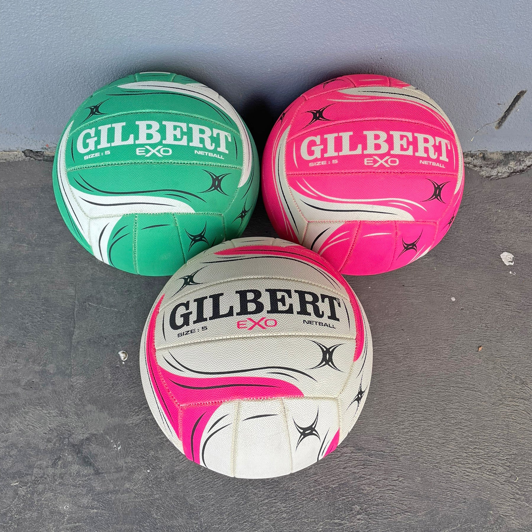 Gilbert Exo Trainer Pink Netball - Size 5