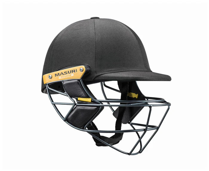 Masuri E Line Titanium Grille Cricket Helmet - Senior Black