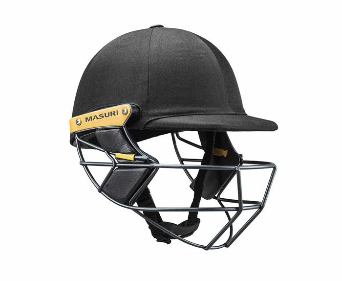 Masuri T Line Steel Grille Cricket Helmet - Senior Black