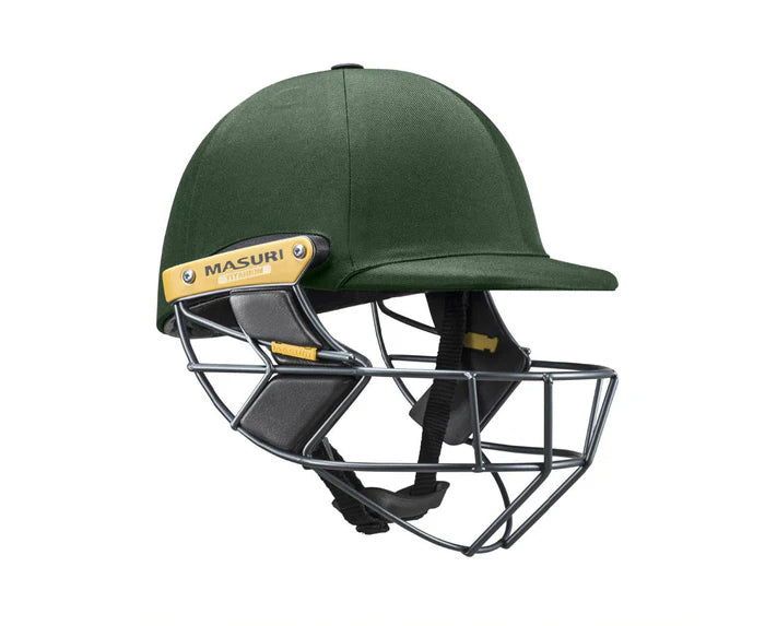 Masuri T Line Titanium Grille Cricket Helmet - Senior Green