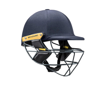 Masuri E Line Steel Grille Cricket Helmet - Senior Navy