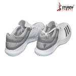 Adidas Adipower Vector Grey/White Steel Spikes Cricket Shoes