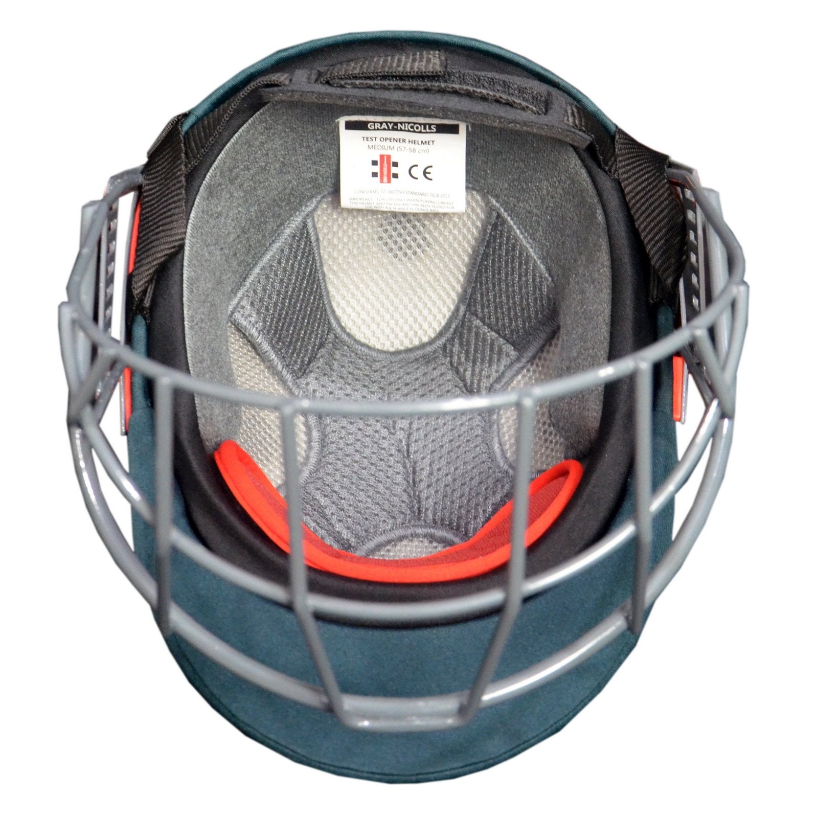 Gray Nicolls Test Opener Green Cricket Helmet - Senior