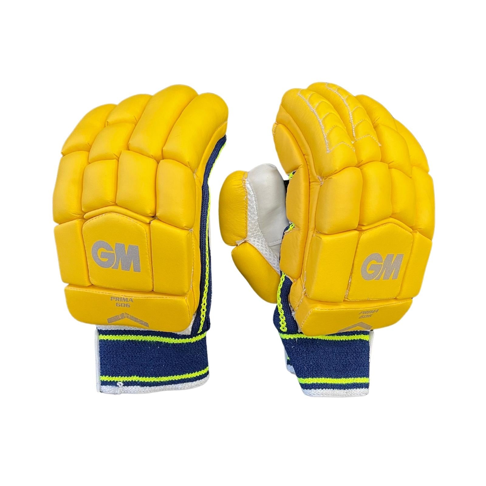 Gunn & Moore GM 606 Prima Yellow Batting Gloves - Senior