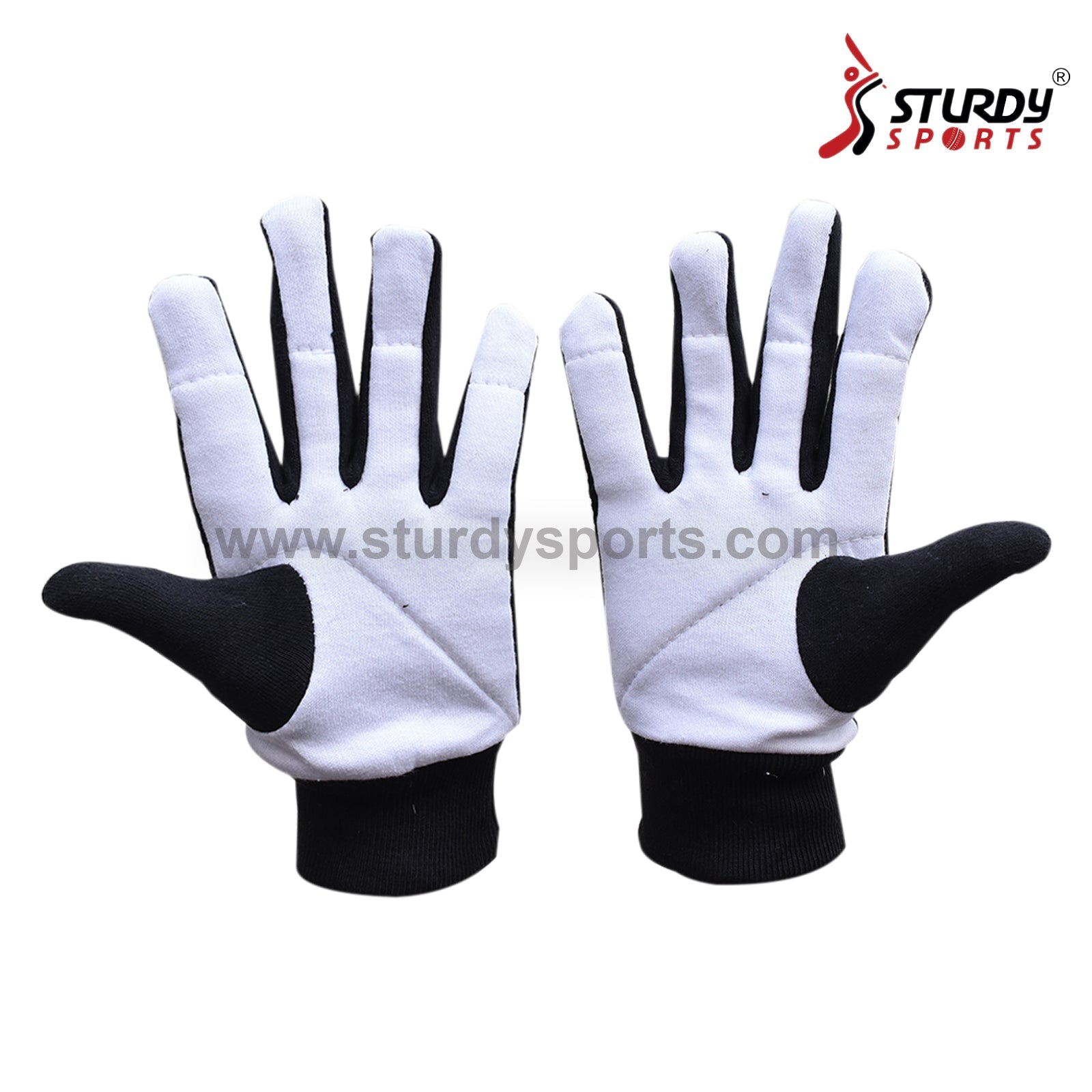 Gunn & Moore Cotton Padded Palm Wicket Keeping Inner Gloves - Senior