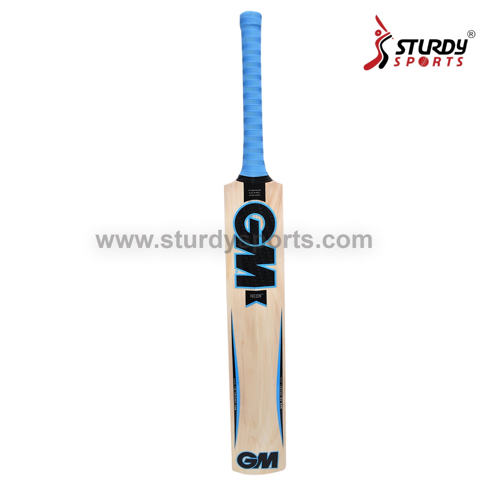 Gunn & Moore GM Neon Striker Kashmiri Willow Cricket Bat - Size 6