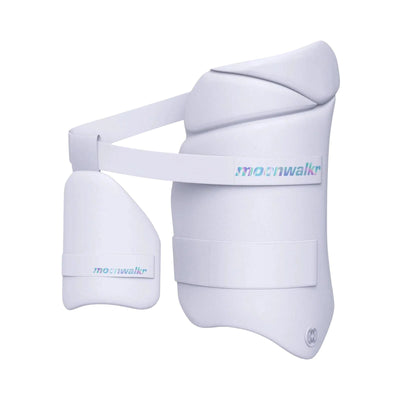 MoonWalkr 2.0 Cricket Combo Thigh Guard - XL White