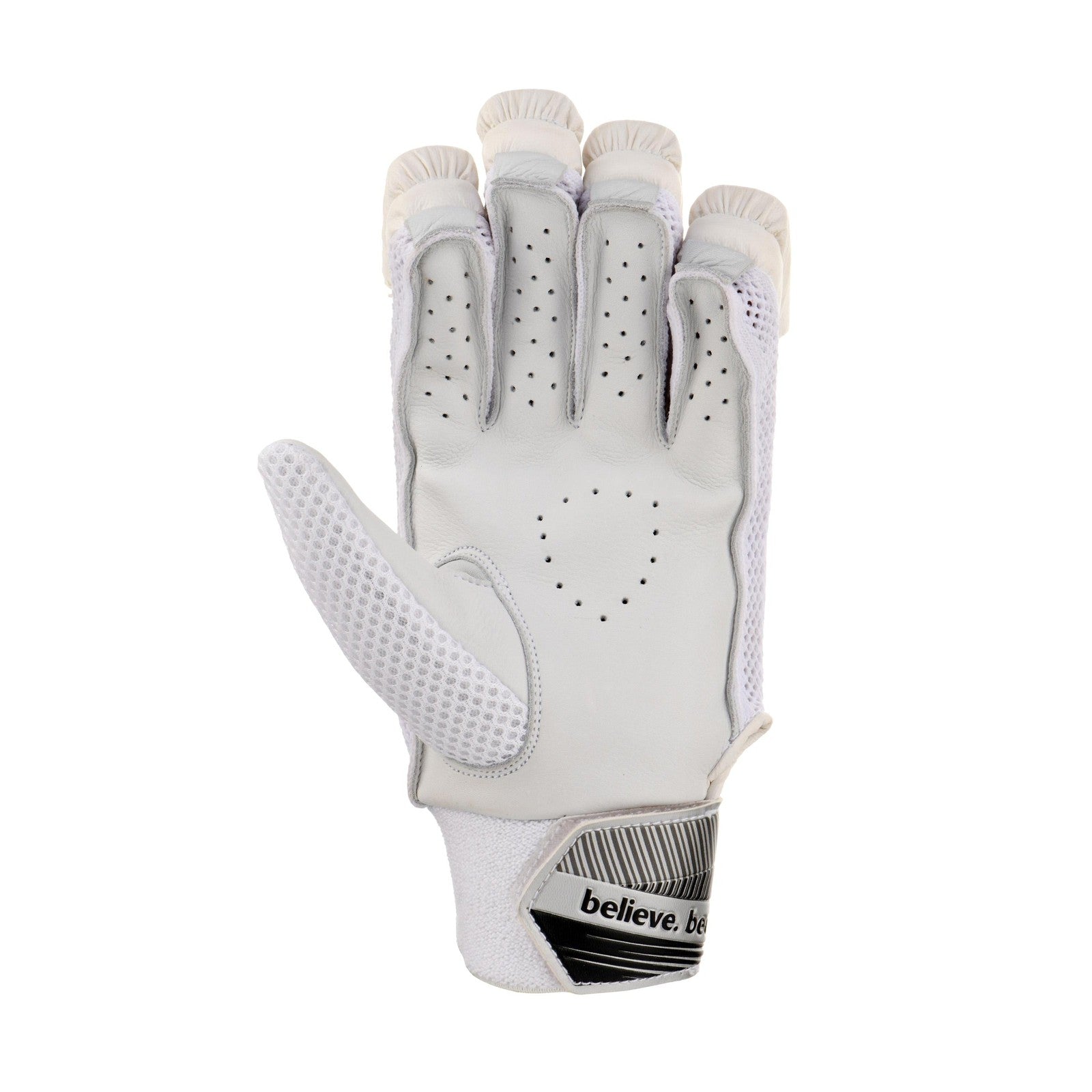 SG Litevate White Batting Gloves - Youth