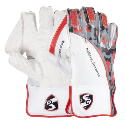 SG Super Club Wicket Keeping Gloves - Senior