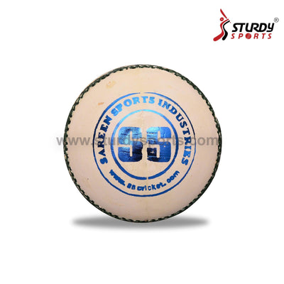 SS County 4 Piece White Leather Ball - Senior