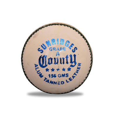 SS County 4 Piece White Leather Ball - Senior