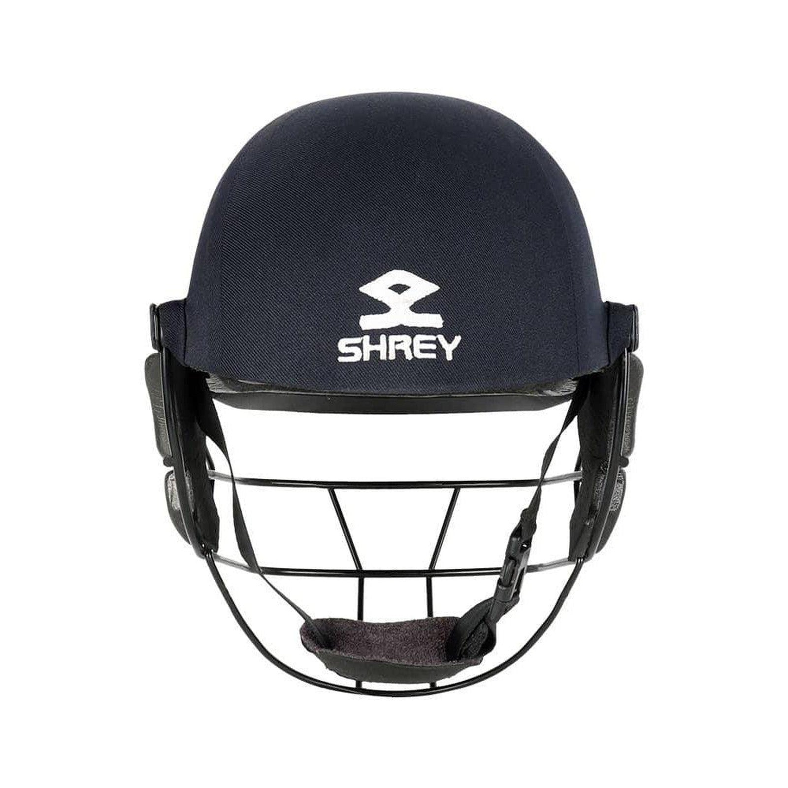 Shrey Armor 2.0 Cricket Helmet With Mild Steel Visor - Navy Youth