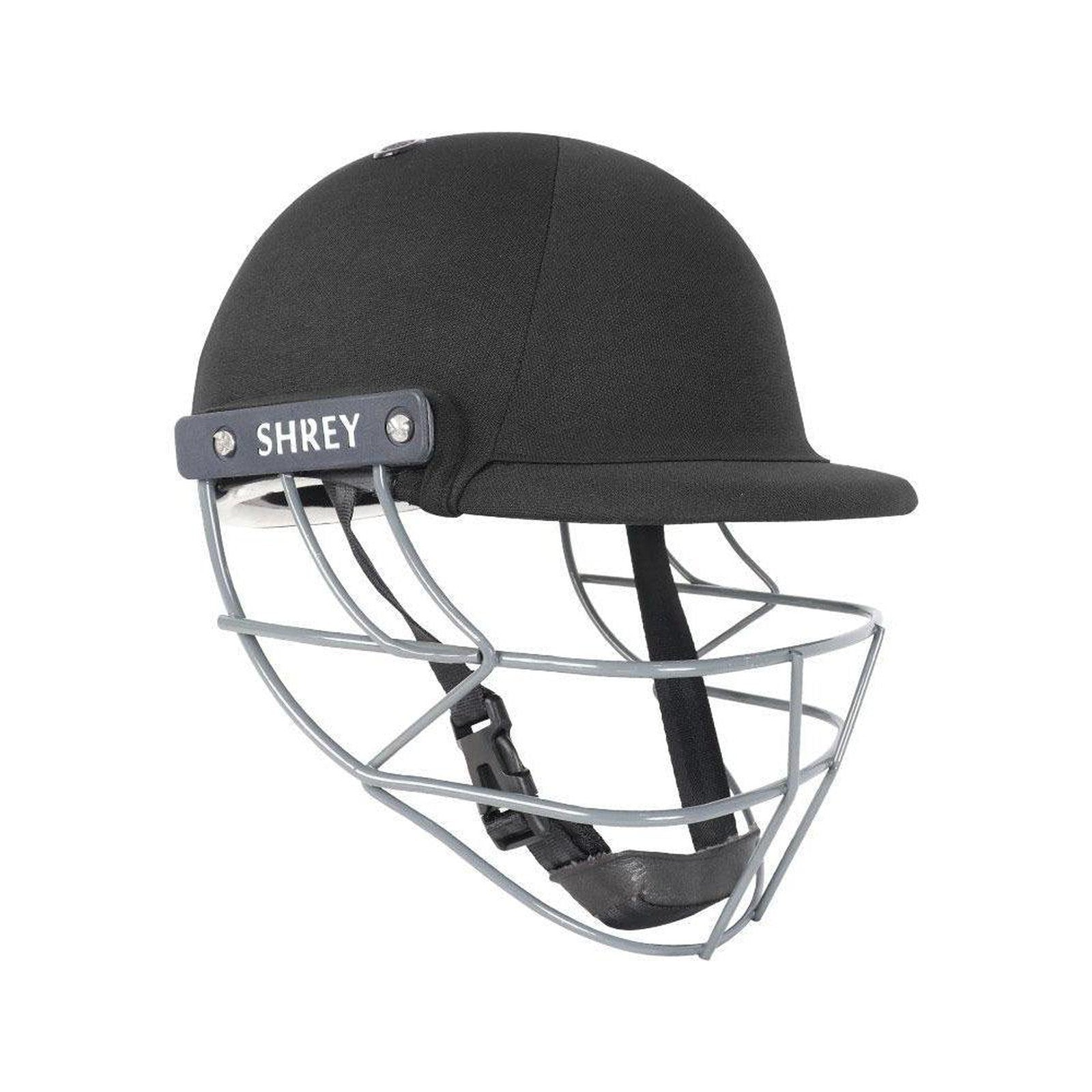 Shrey Performance 2.0 Cricket Helmet With Mild Steel - Black Senior