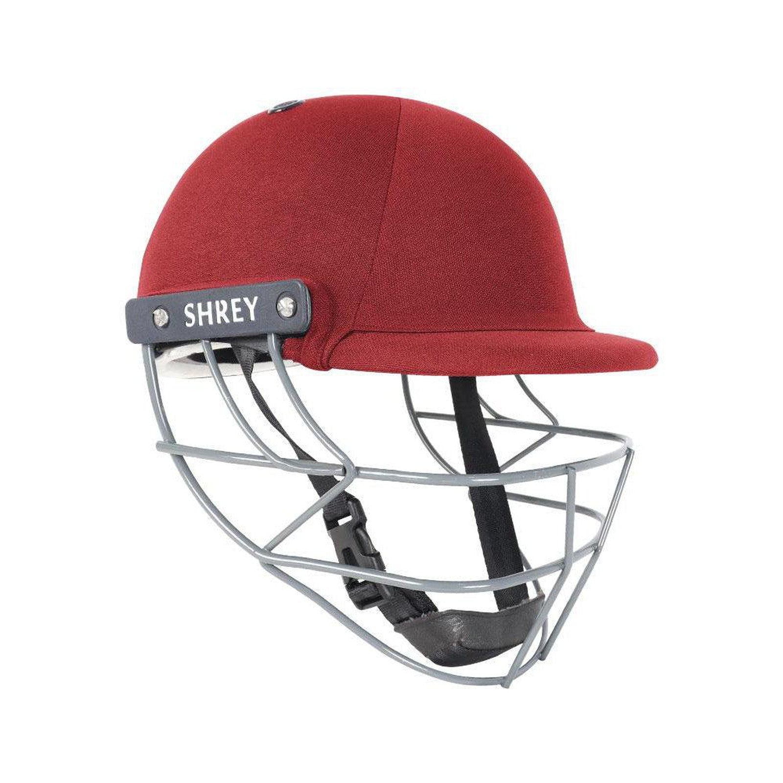 Shrey Performance 2.0 Cricket Helmet With Mild Steel - Maroon Senior