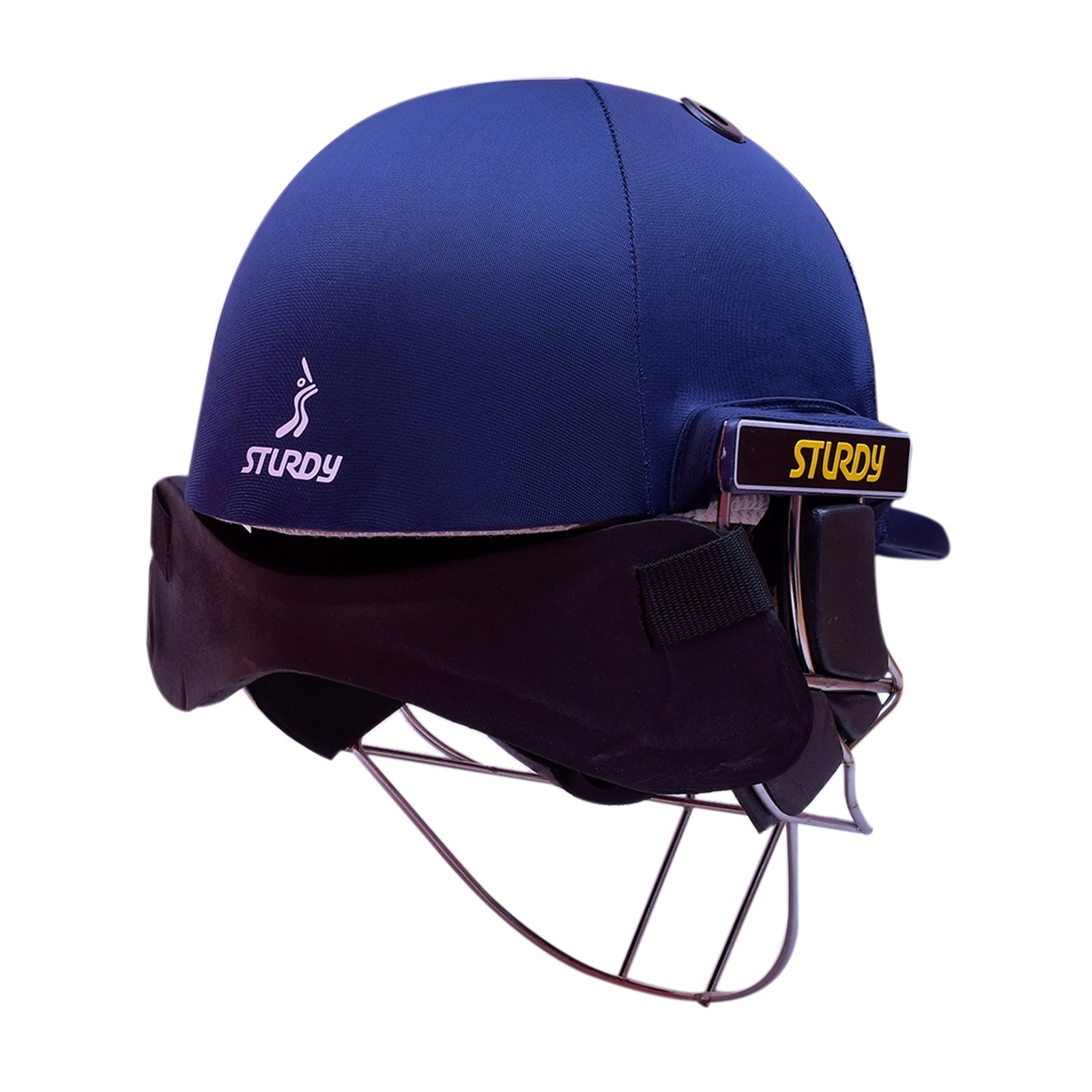 Sturdy Cheetah Steel Cricket Helmet - Senior