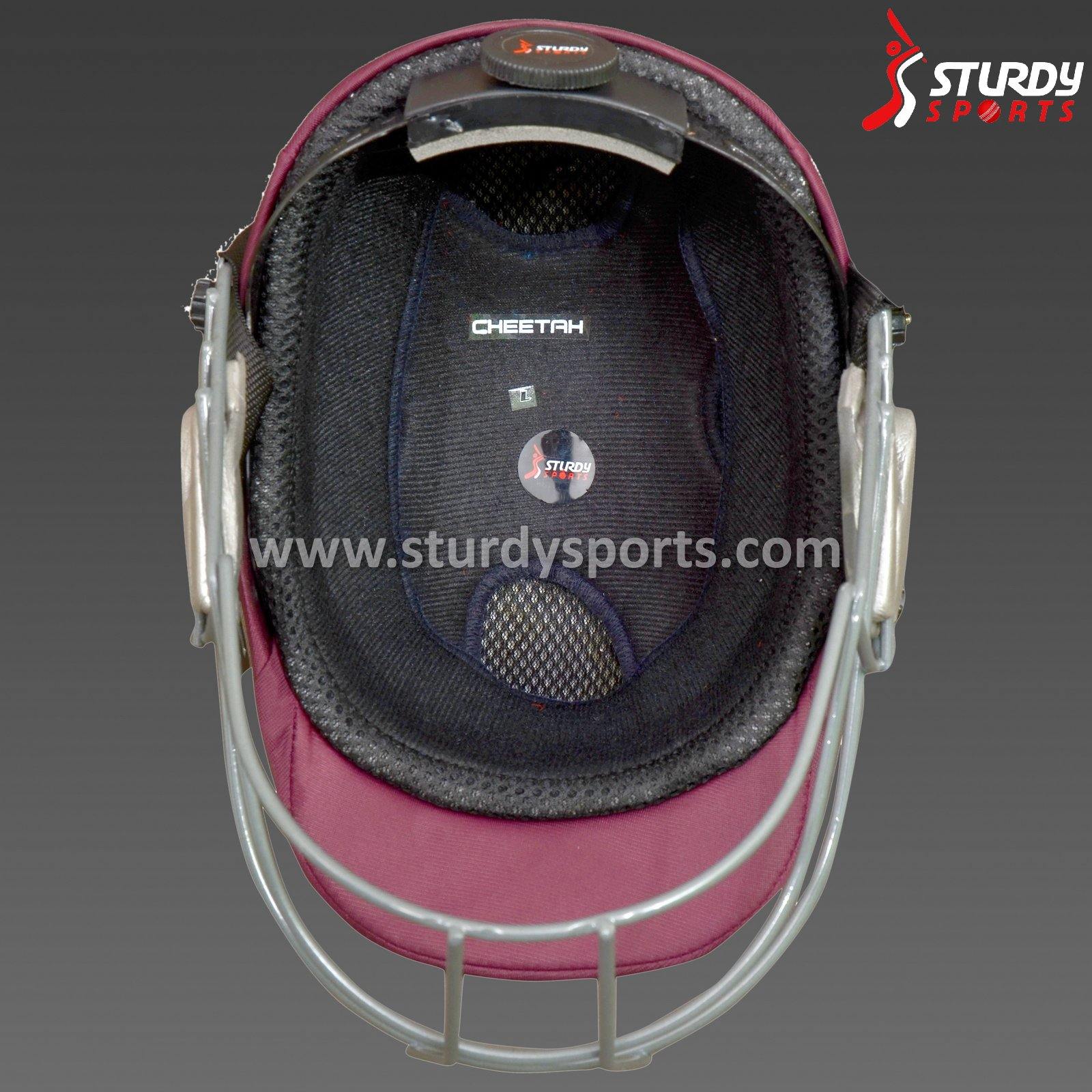 Sturdy Dragon Maroon Cricket Helmet - Senior