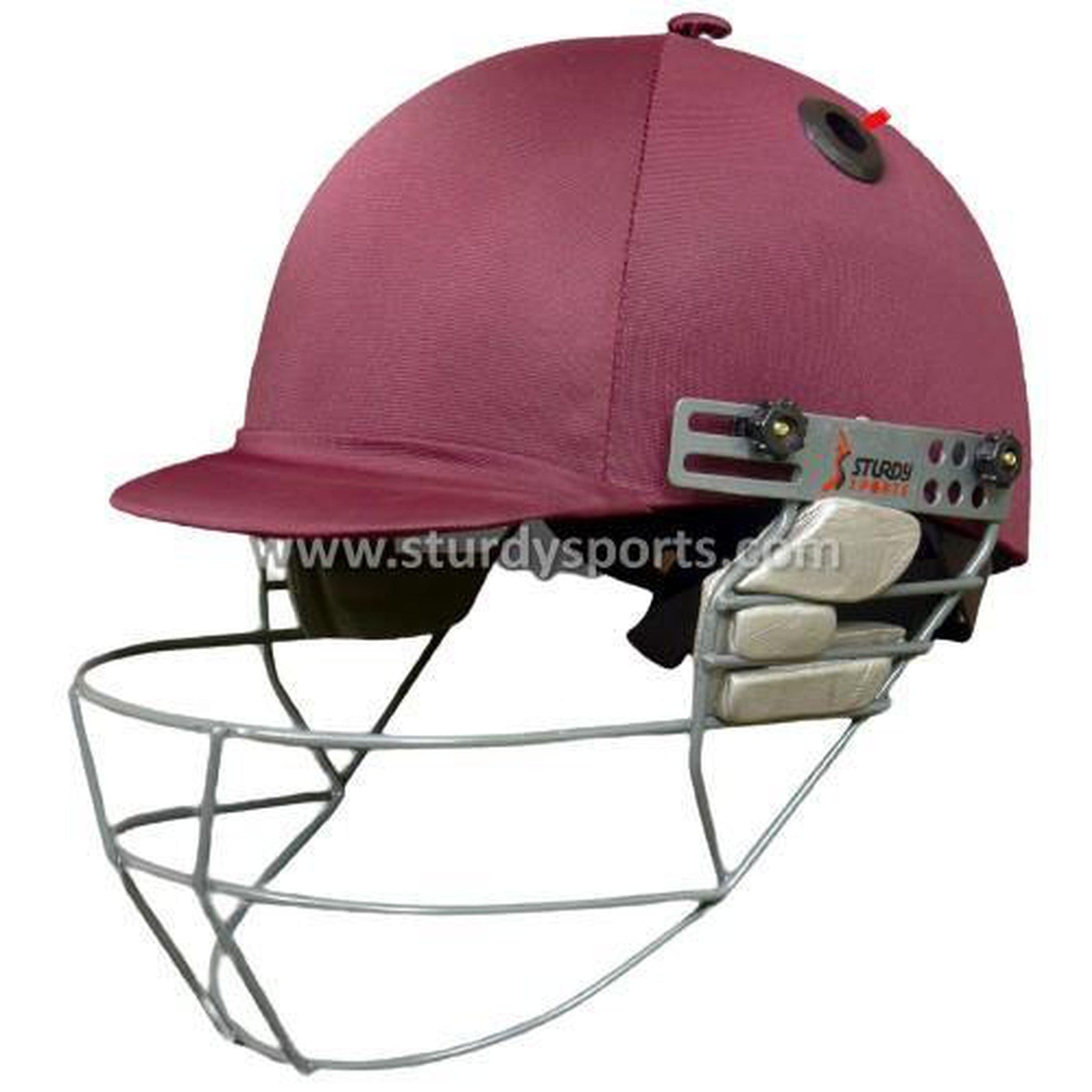 Sturdy Dragon Maroon Cricket Helmet - Senior