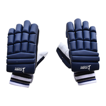 Sturdy Dragon Navy Blue Cricket Batting Gloves - Senior