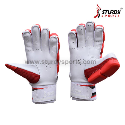 Sturdy Dragon Red Cricket Batting Gloves - Senior