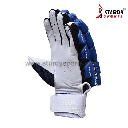 Sturdy Dragon Royal Blue Cricket Batting Gloves - Senior