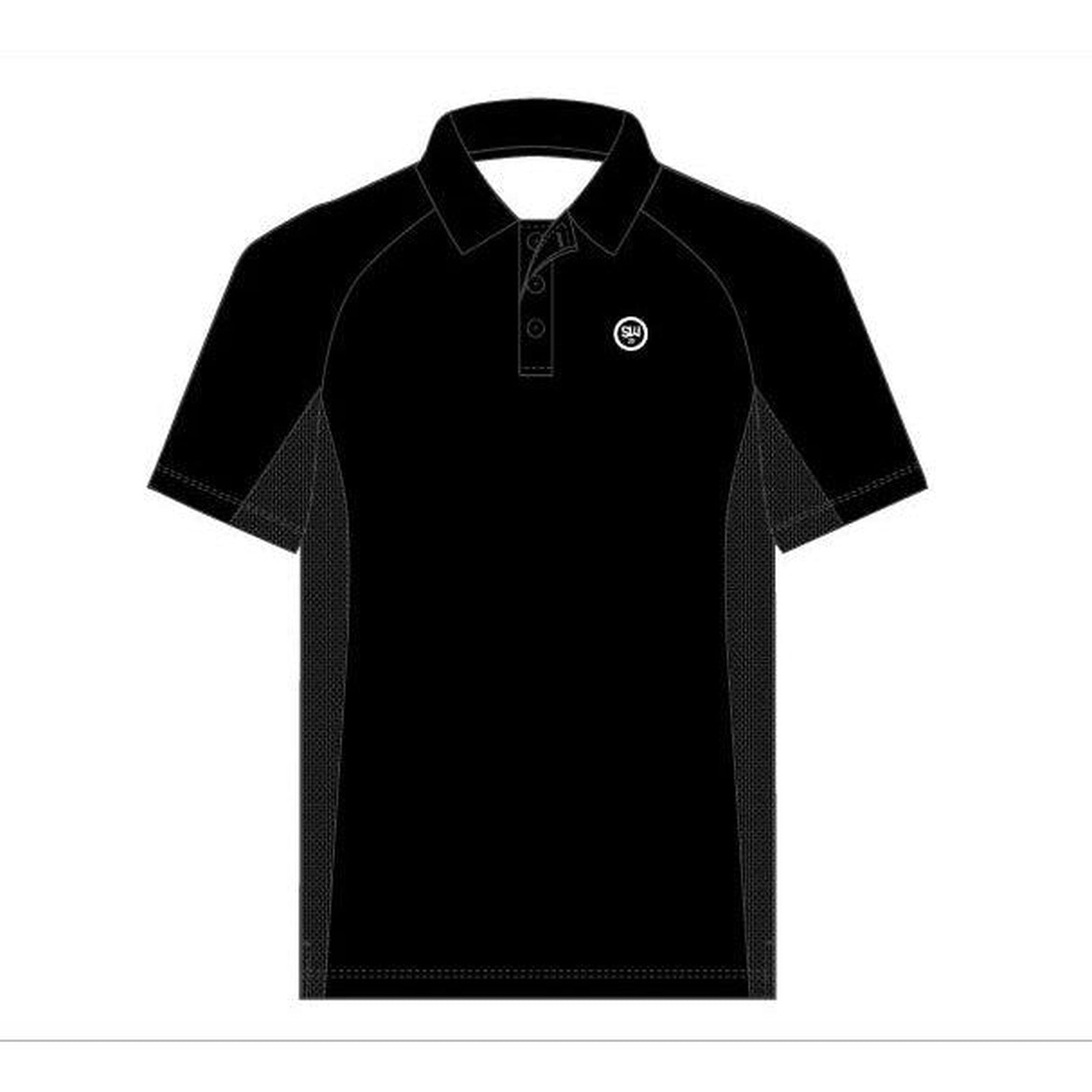 SW23 Elite Training Polo - Black & Red